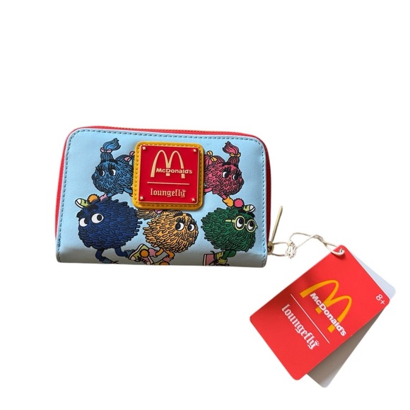 Loungefly McDonald’s Birdie the Early Bird Crossbuddies Crossbody Bag and Wallet - Picture 10 of 14